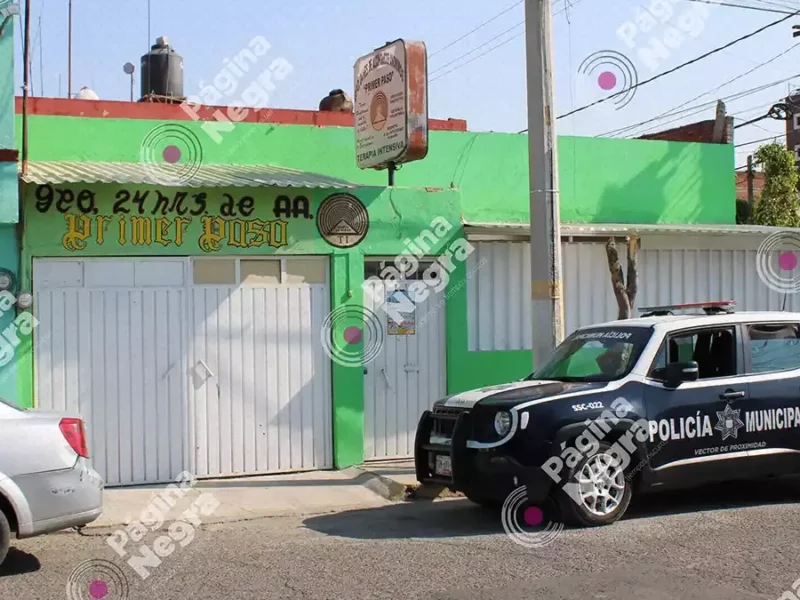 Muere hombre al interior del anexo Primer Paso, en Puebla.