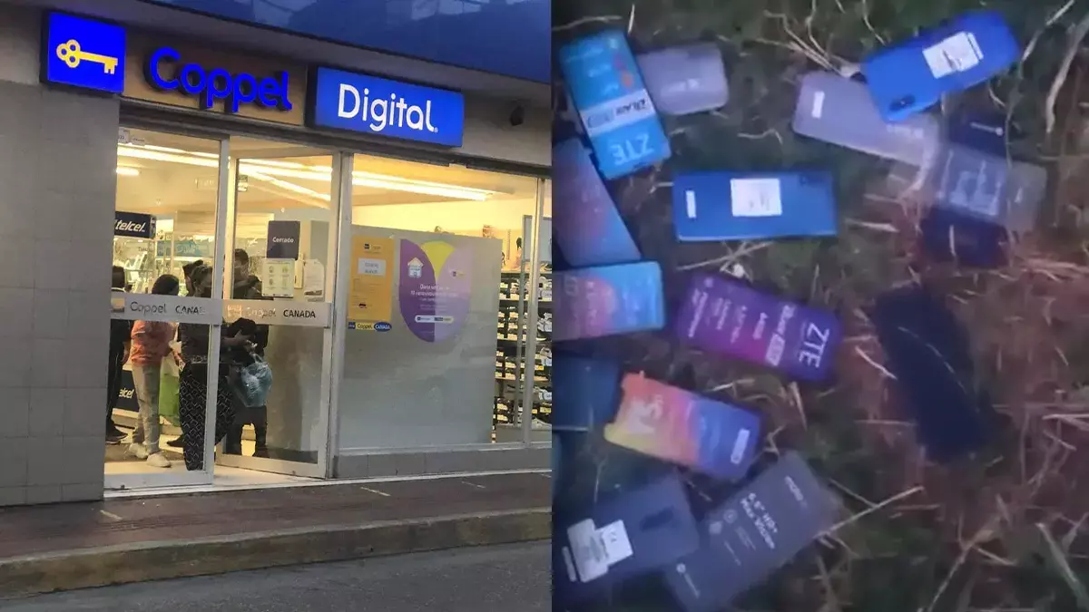 sujetos armados asaltaron una tienda Coppel en Amozoc