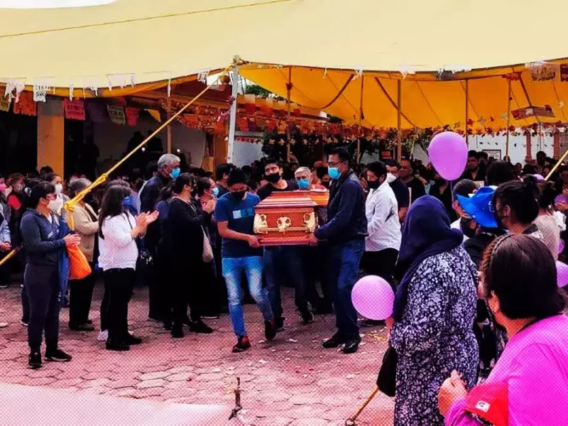 Chachapa entero llora a Sandra Elizabeth en su último adiós
