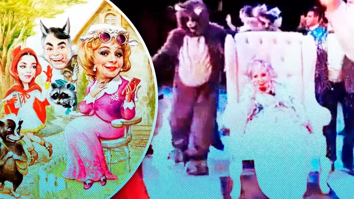 Así se ve Silvia Pinal en el musical de Caperucita