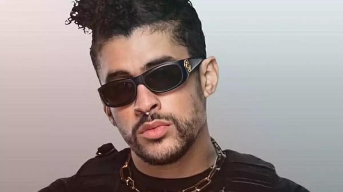 Bad Bunny, intérprete de reguetón.