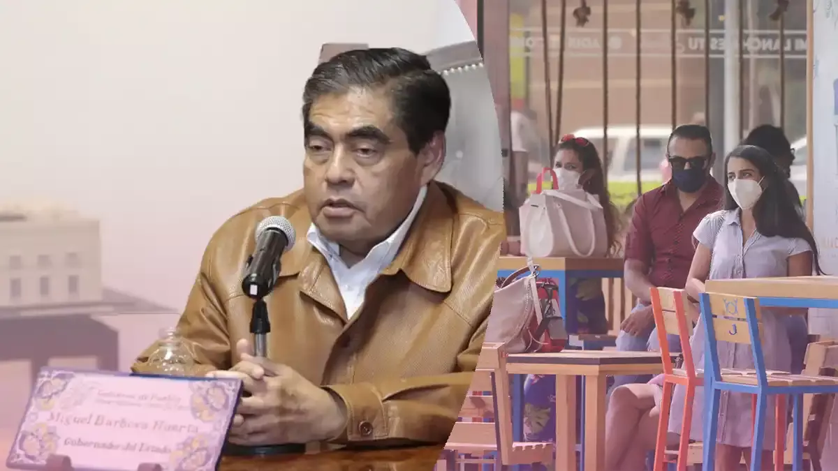 Miguel Barbosa, gobernador de Puebla.