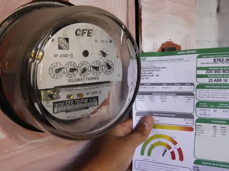 Tarifas de energía eléctrica.