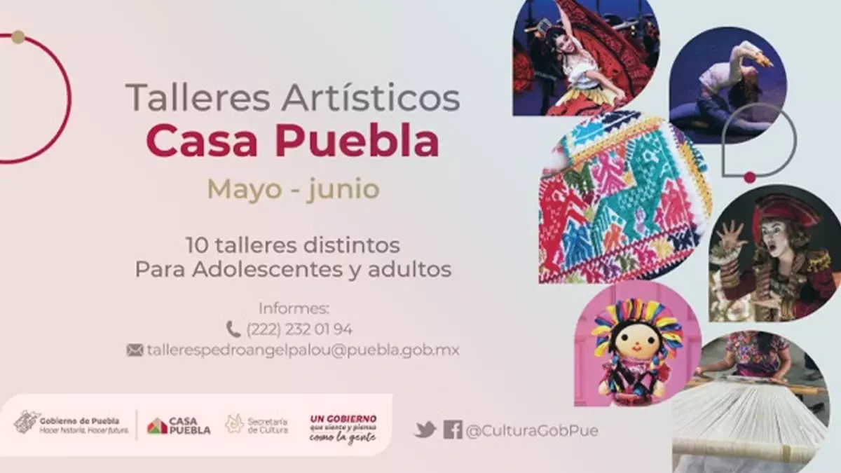 Casa Puebla y sus talleres.