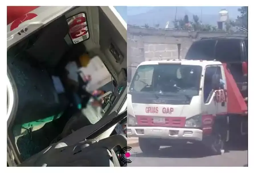 Matan a chofer poblano de grúa en Tlaxcala.