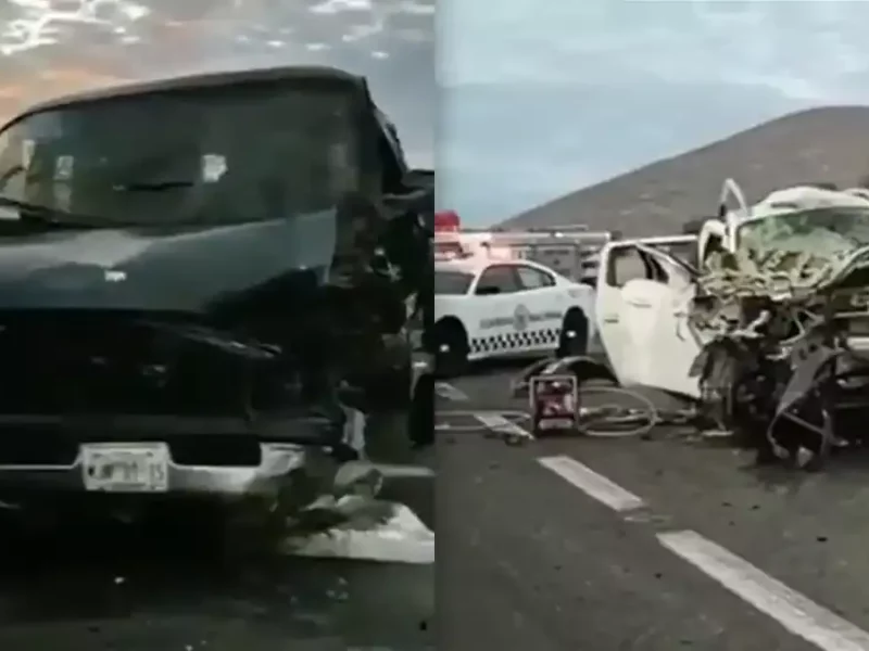 Accidente en la autopista Cuacnopalan-Oaxaca.