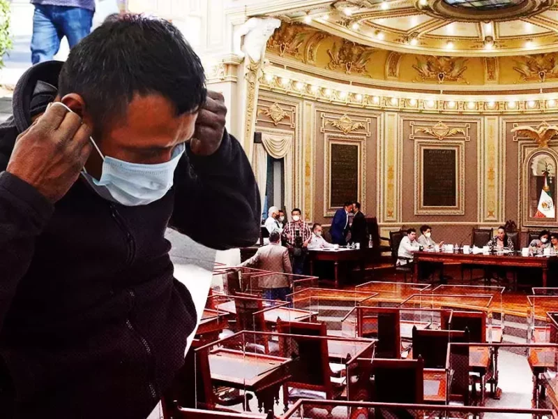Diputados autorizan uso voluntario cubrebocas Puebla