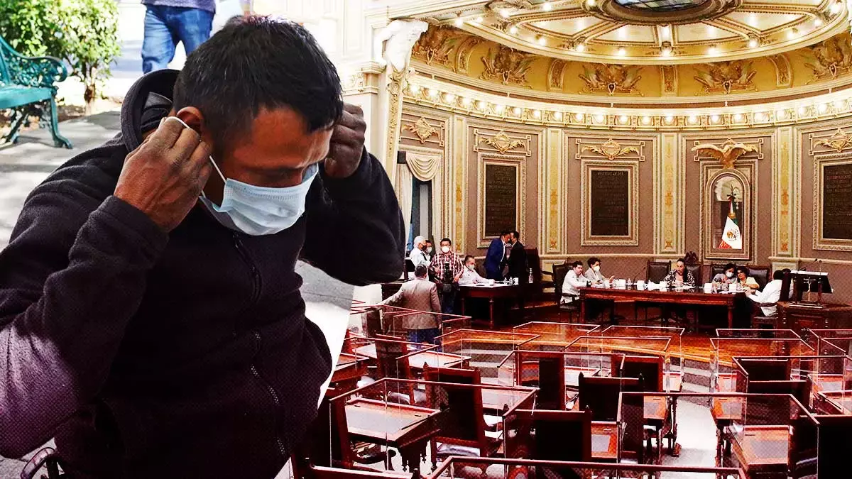 Diputados autorizan uso voluntario cubrebocas Puebla