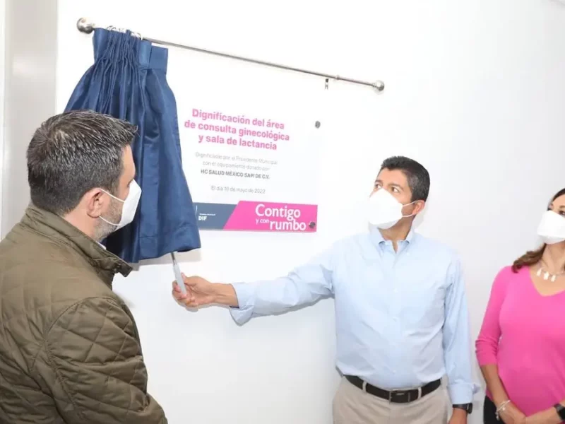 Eduardo Rivera Pérez dignifica el área de ginecología y lactancia del sistema municipal DIF