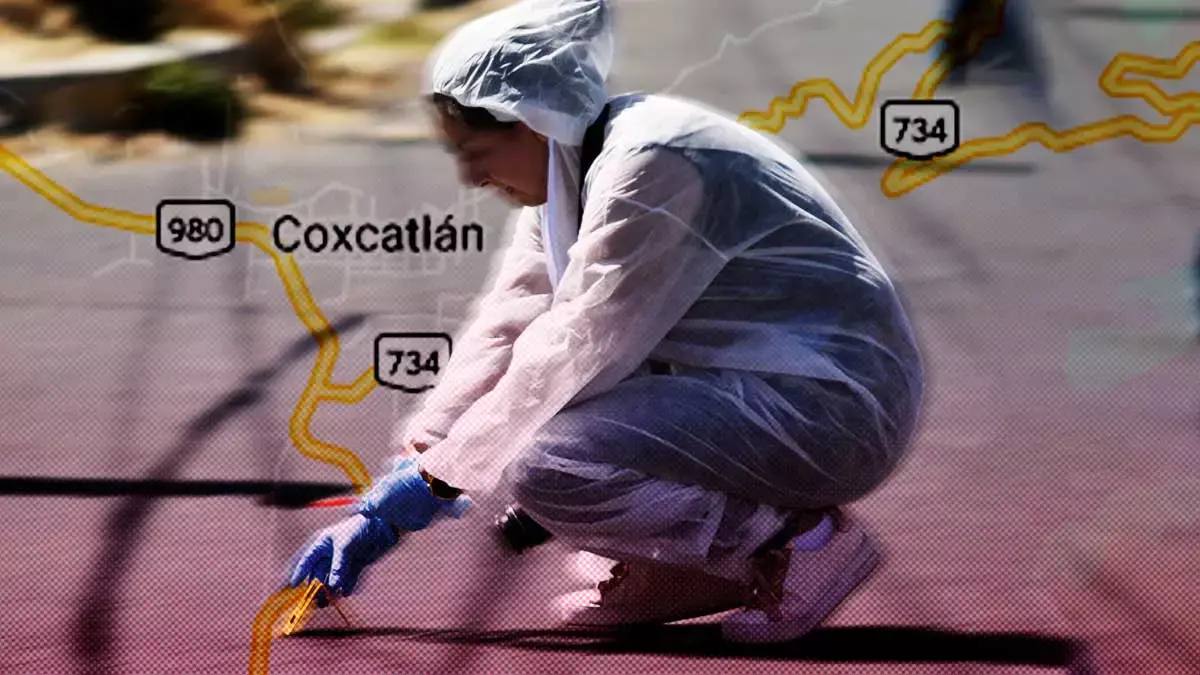 Tiran los cuerpos de dos hombres en Coxcatlán; uno de ellos fue decapitado 