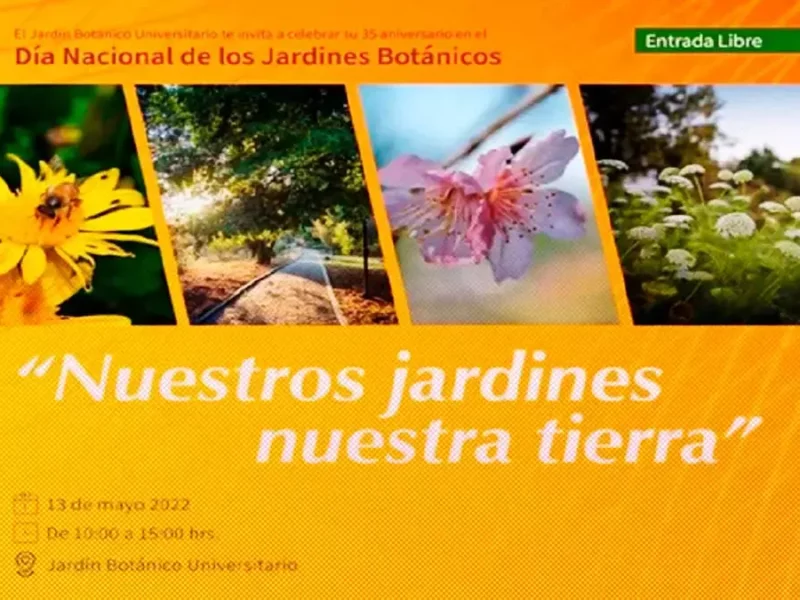 Jardín Botánico Universitario BUAP conmemora su 35 aniversario.
