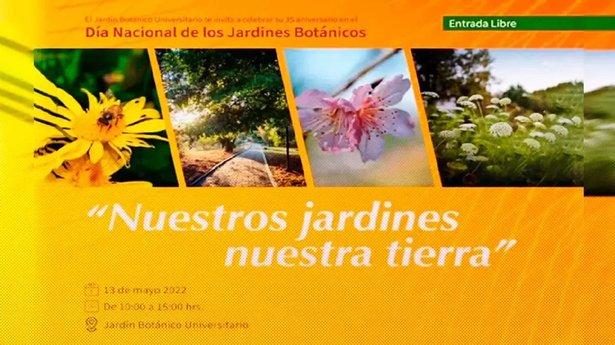 Jardín Botánico Universitario BUAP conmemora su 35 aniversario.
