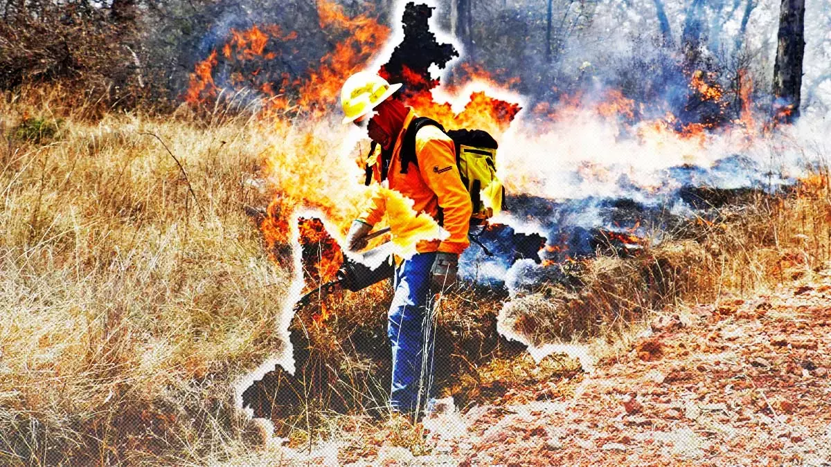 En abril se registraron casi 100 incendios forestales en Puebla