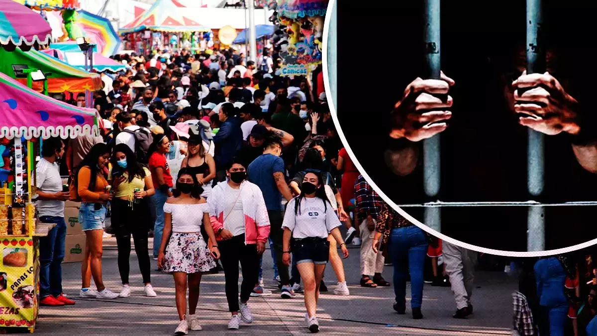 Mandaron a prisión 13 chilangos que robaron en la Feria de Puebla.
