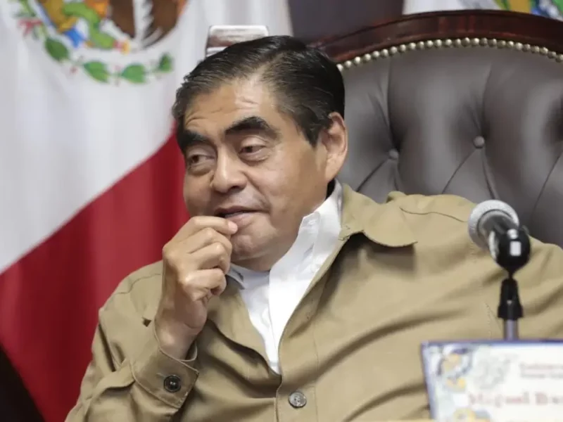 Miguel Barbosa, gobernador de Puebla.