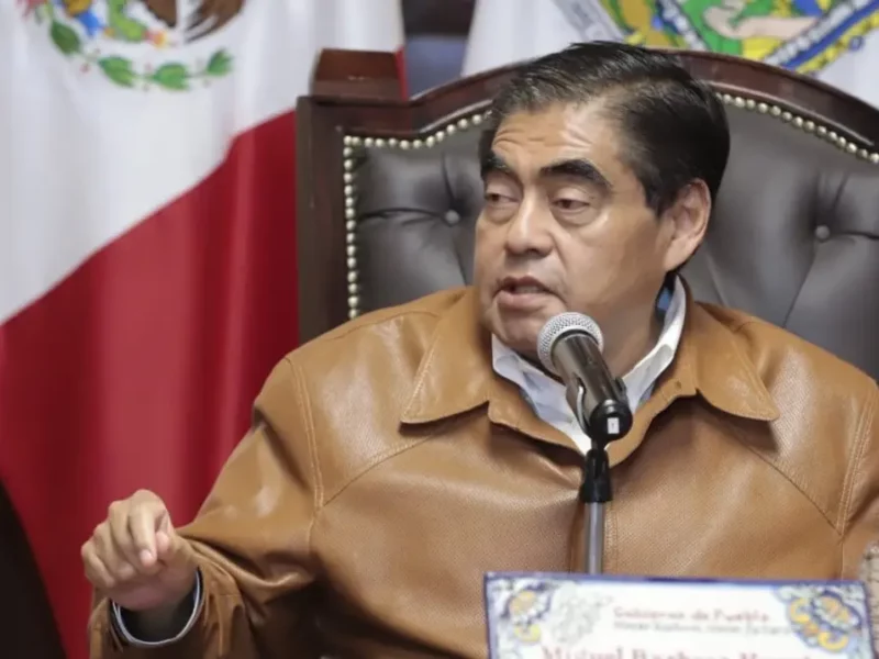 Miguel Barbosa, gobernador de Puebla.