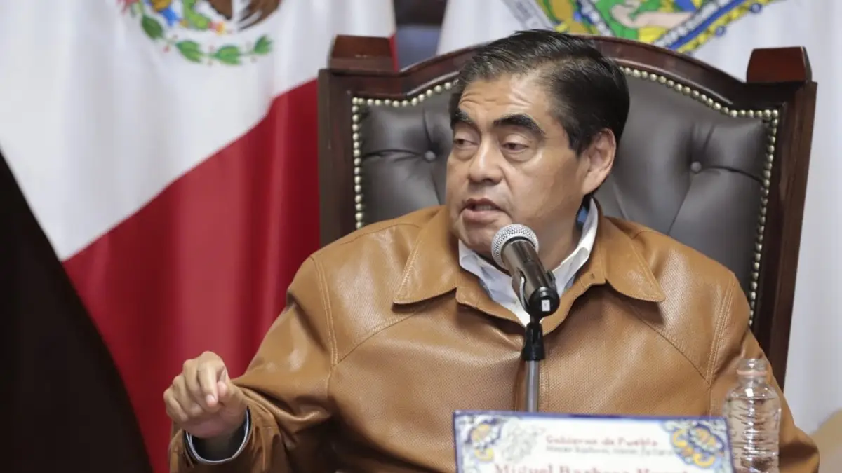 Miguel Barbosa, gobernador de Puebla.