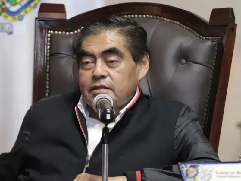 Miguel Barbosa, gobernador de Puebla.