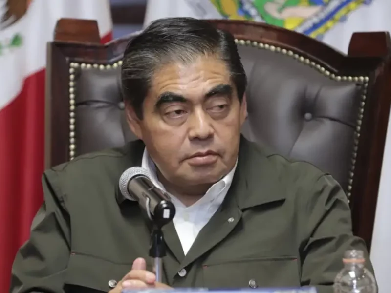 Miguel Barbosa, gobernador de Puebla.