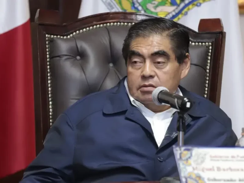 Miguel Barbosa, gobernador de Puebla.