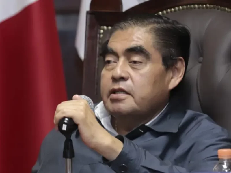 Miguel Barbosa, gobernador de Puebla.