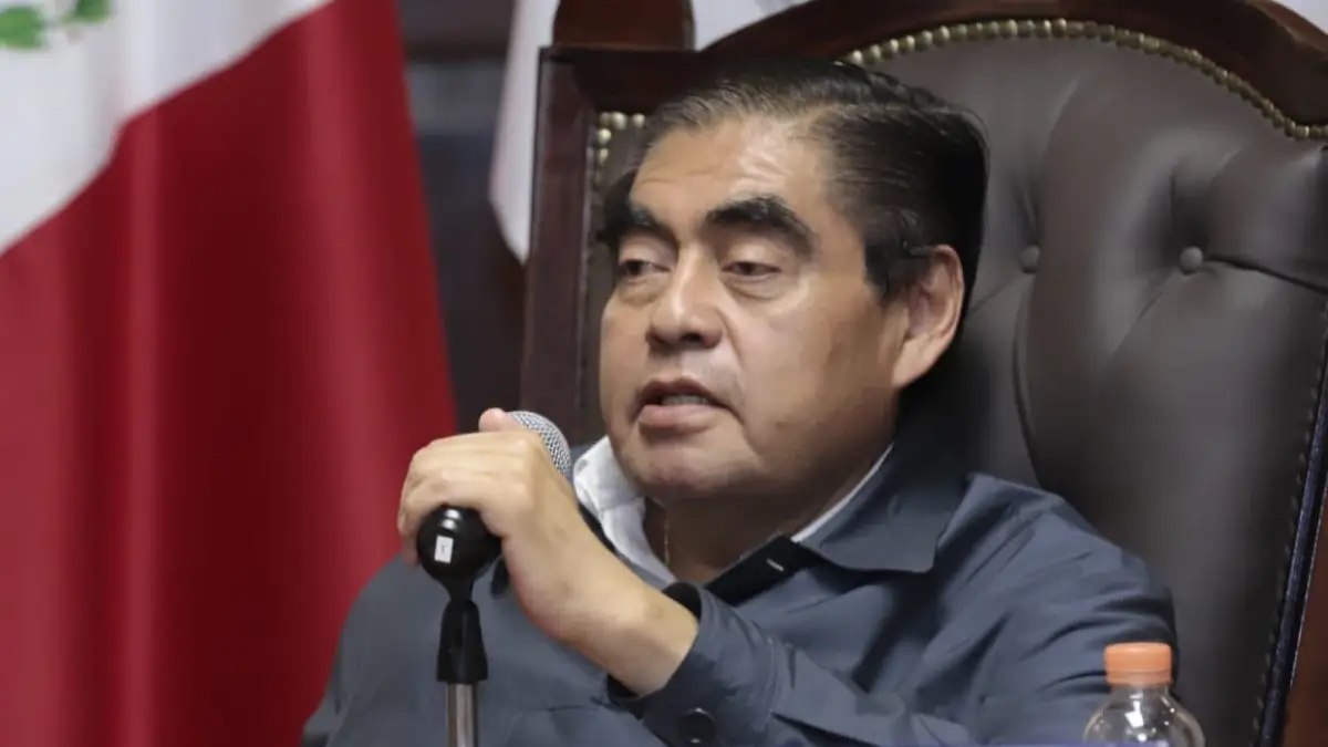 Miguel Barbosa, gobernador de Puebla.
