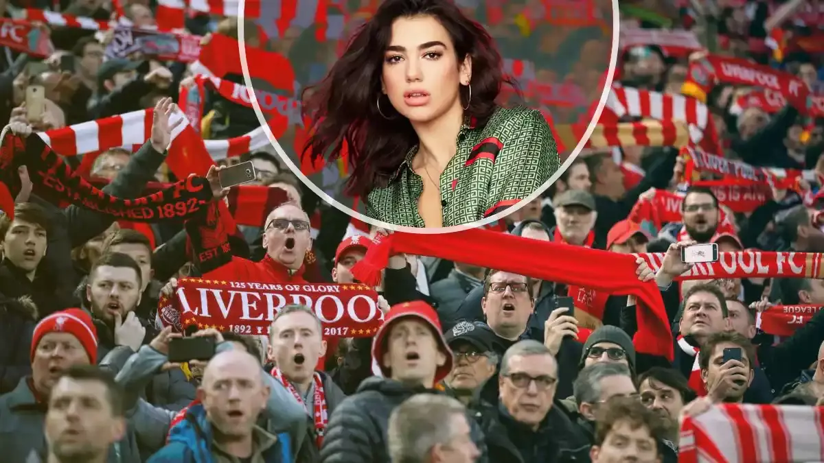 Fans del Liverpool convierten en su himno la canción “One Kiss” de Dua Lipa