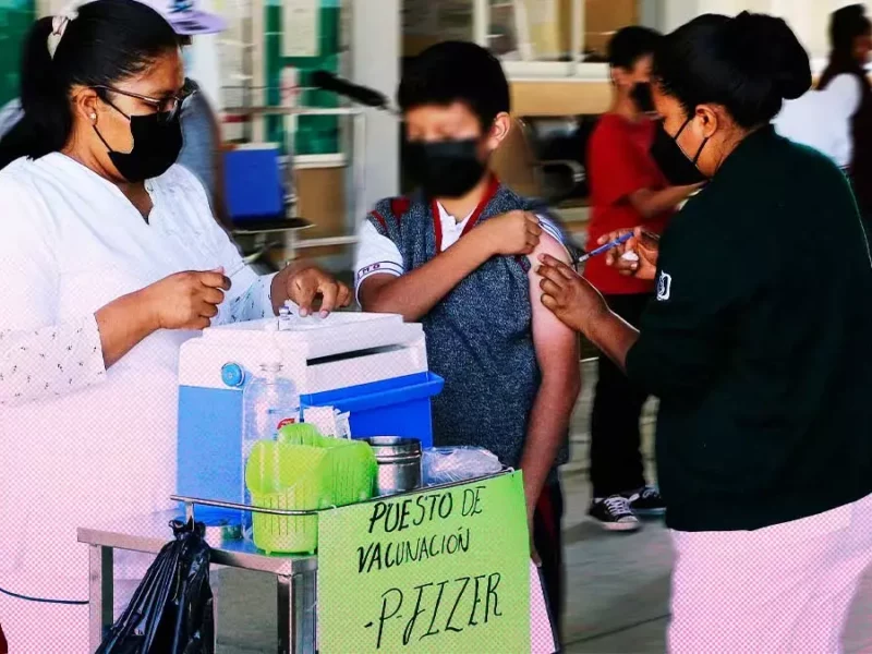 vacunación anticovid menores Puebla
