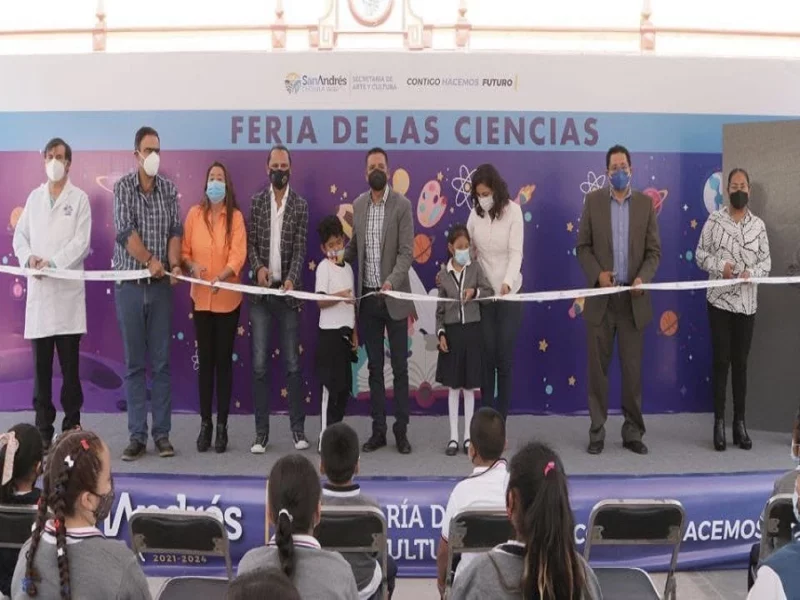 Feria de las Ciencias en San Andrés Cholula.