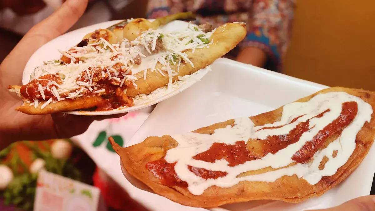 Feria del Molote en Cholula.