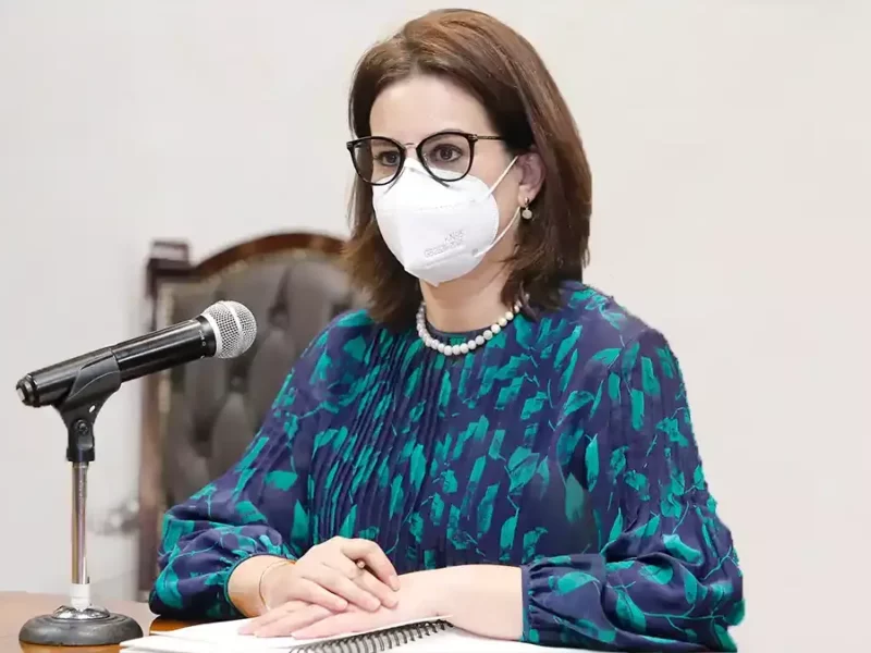 Ana Lucía Hill, secretaria de Gobernación.