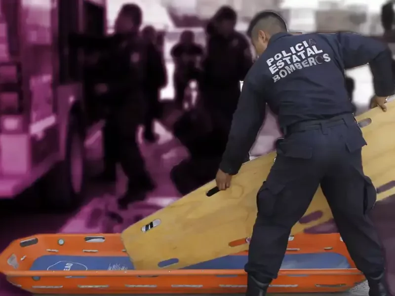 Hombre resultó herido al caer cerca de nueve metros