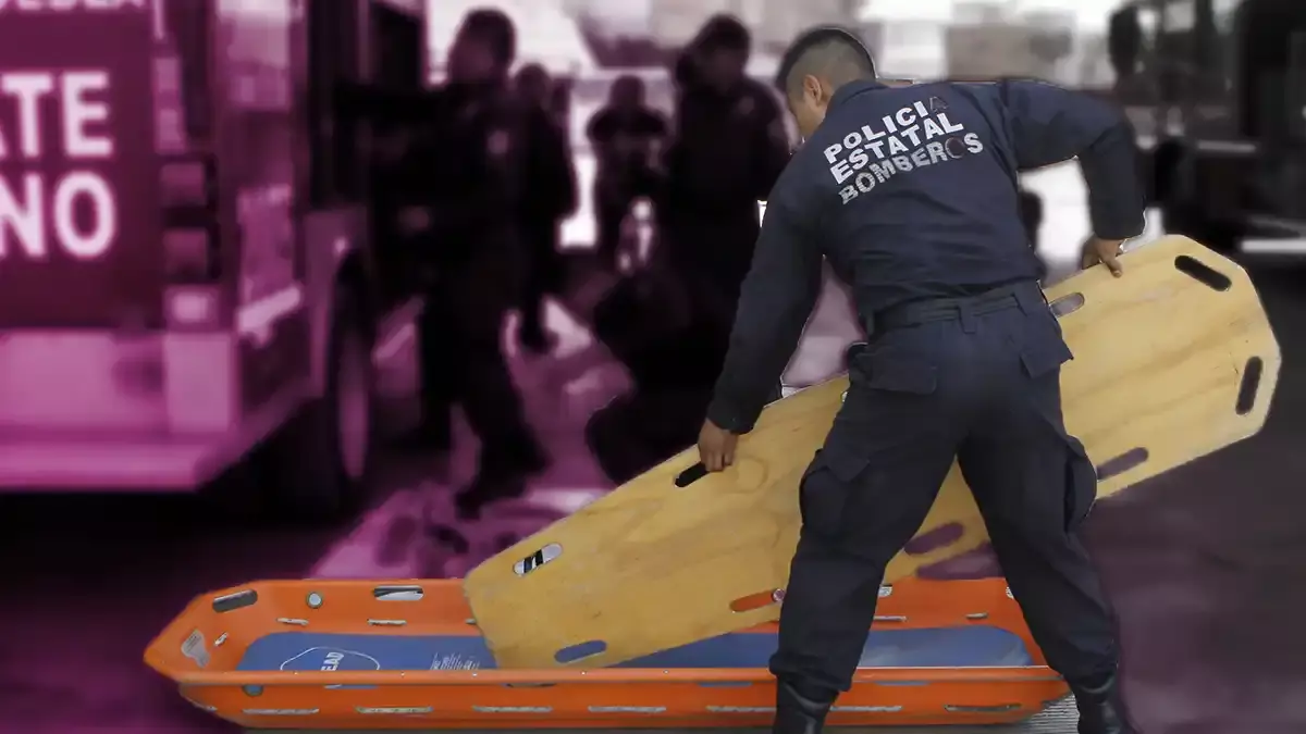 Hombre resultó herido al caer cerca de nueve metros