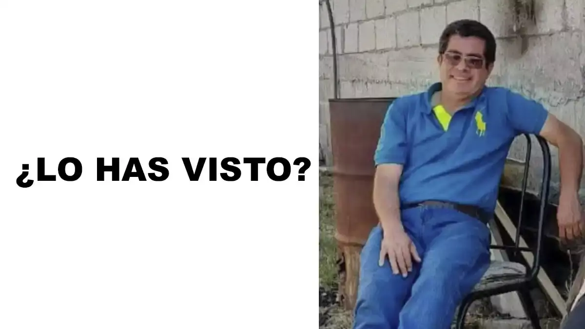 Julio César, desaparecido en Puebla.