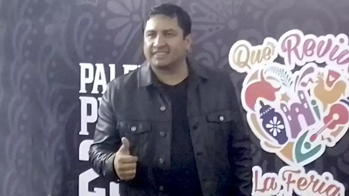 Julión Álvarez en la Feria de Puebla.