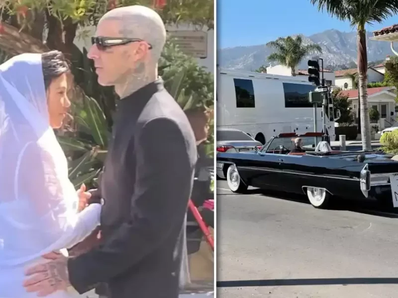 Kourtney Kardashian y Travis Barker.