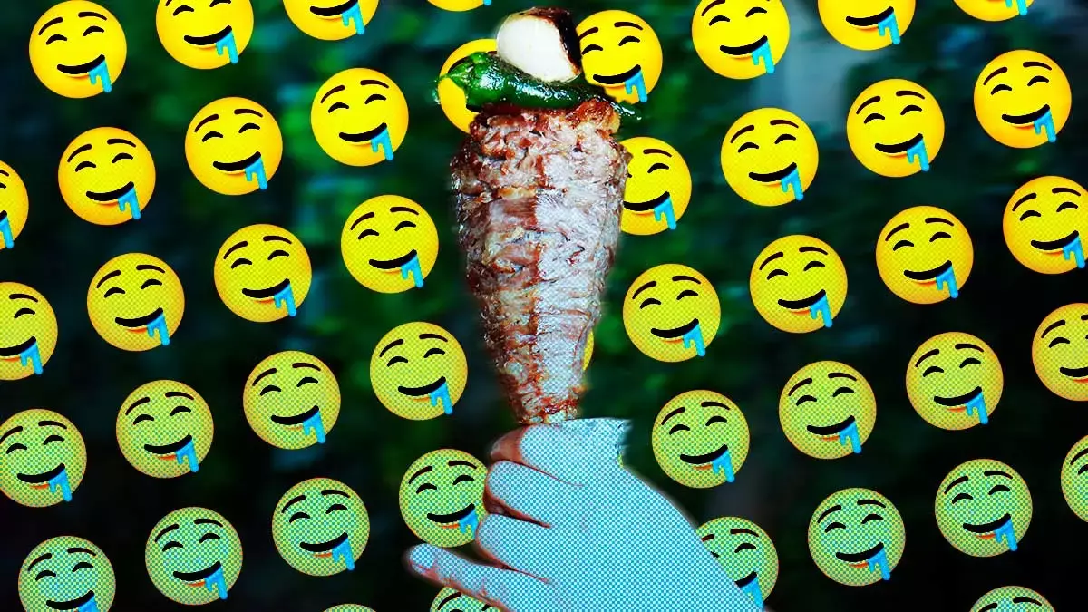 Mini trompo al pastor.