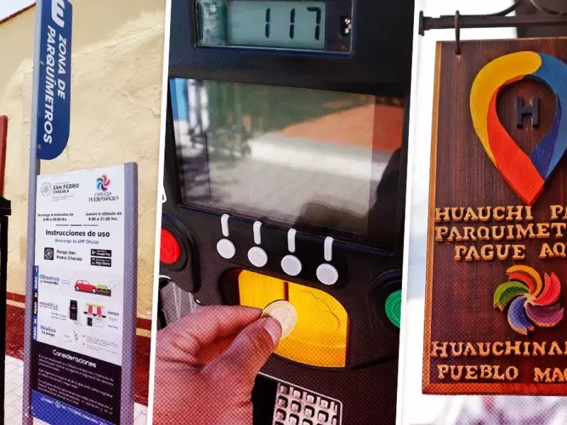 Municipio de Puebla, en el rango estatal de costo de parquímetros