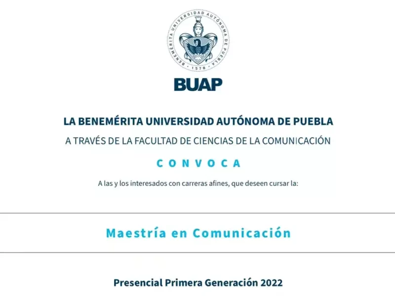 Maestría en Comunicación BUAP.