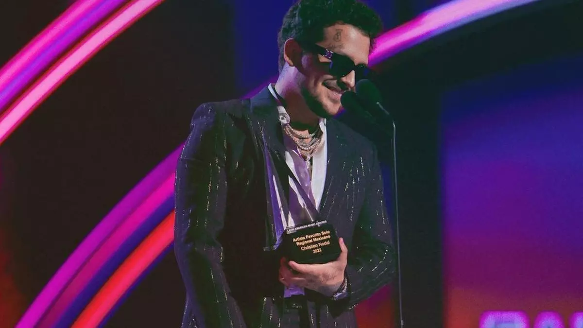Christian Nodal, cantante y compositor mexicano.