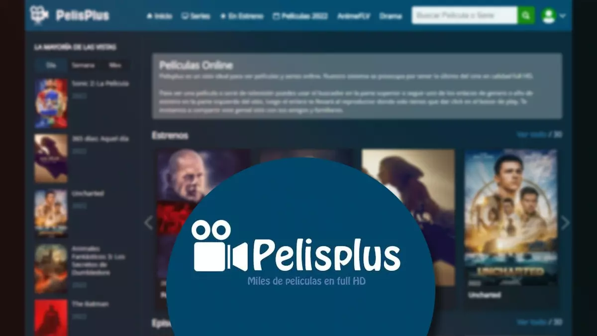 Portada Pelisplus la plataforma con la que veras peliculas gratis