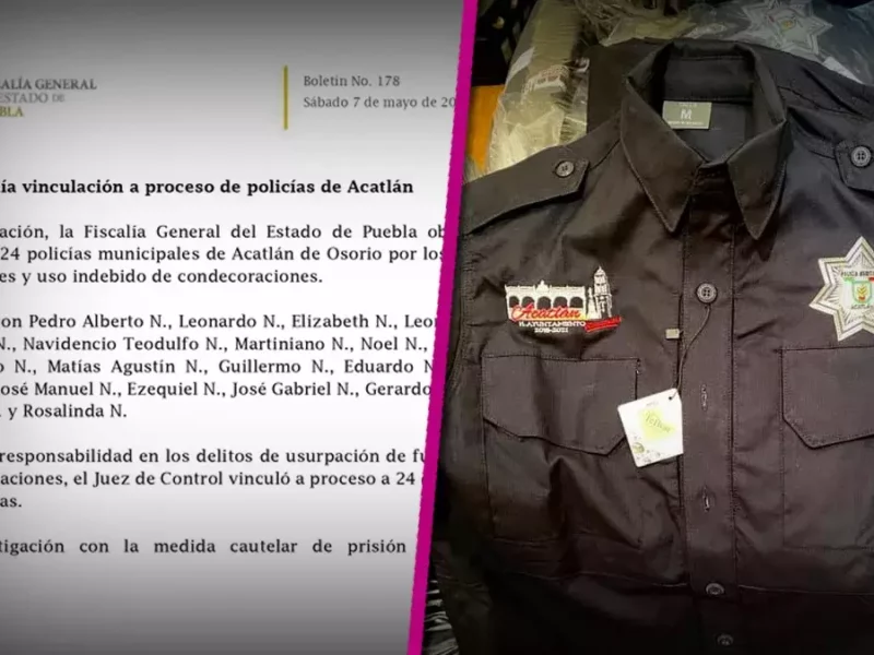 Procesan a 24 policías de Acatlán por usurpación de funciones