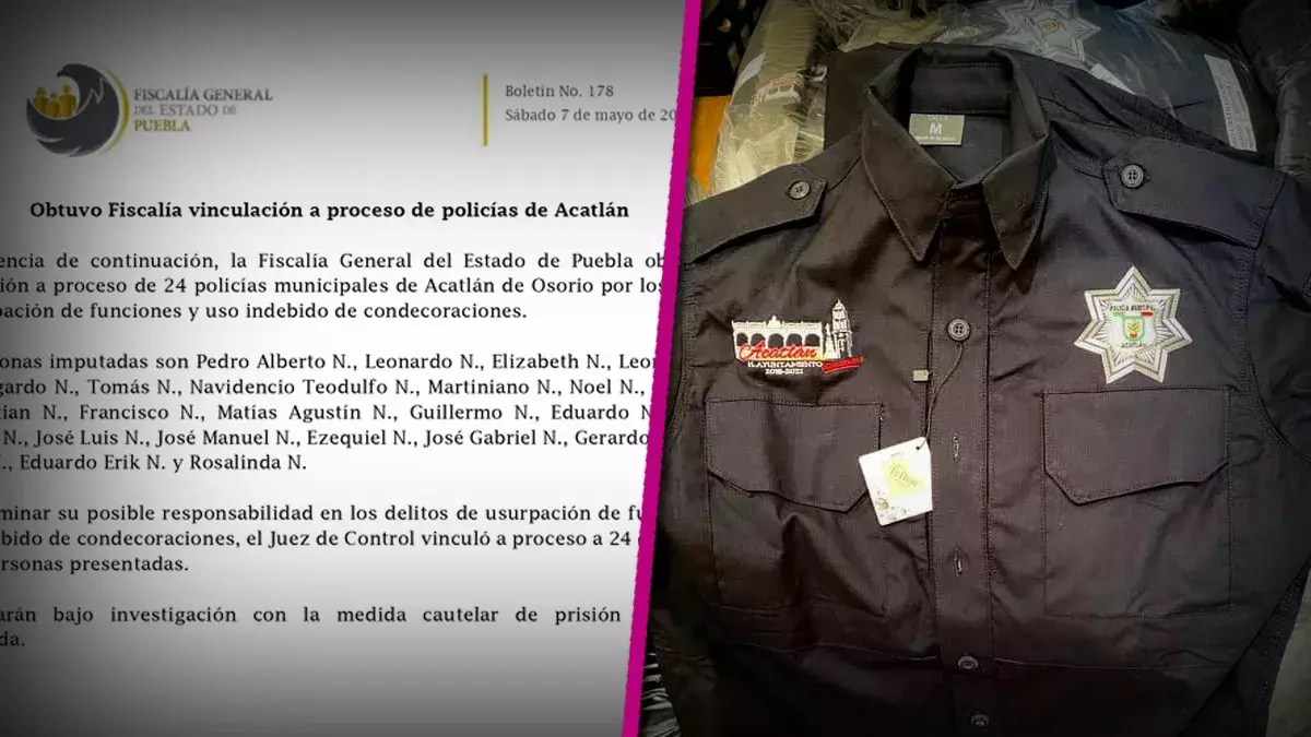 Procesan a 24 policías de Acatlán por usurpación de funciones
