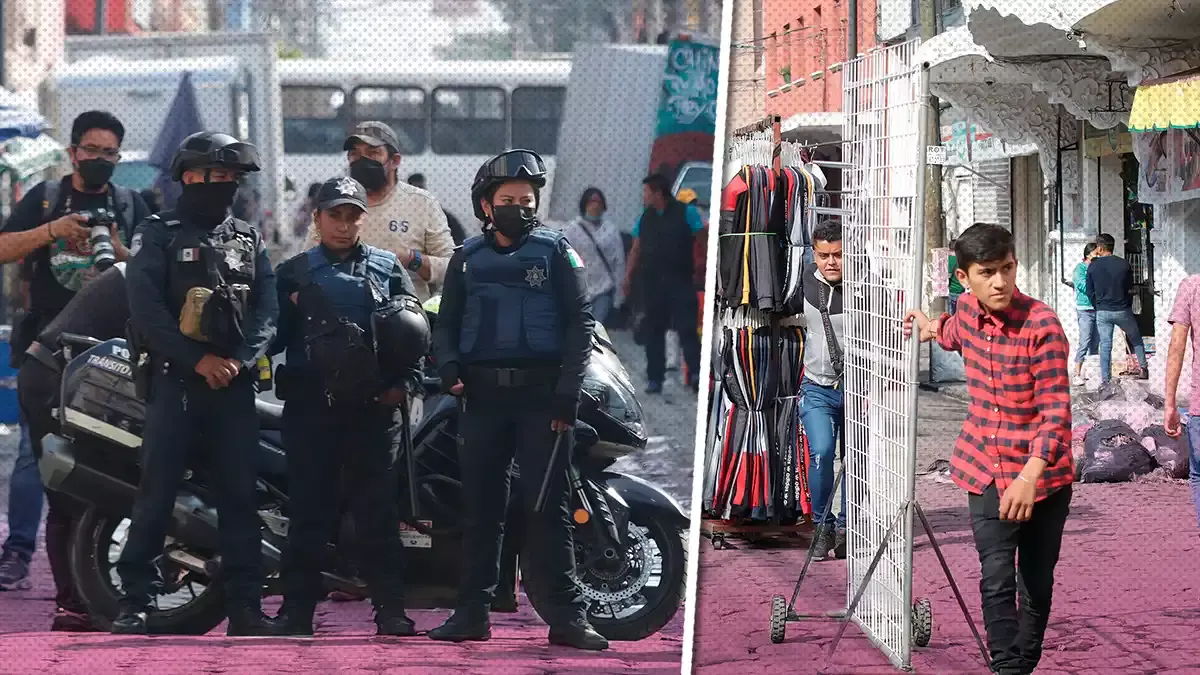 Todos los detalles del mega operativo contra ambulantes en el Centro Histórico de Puebla