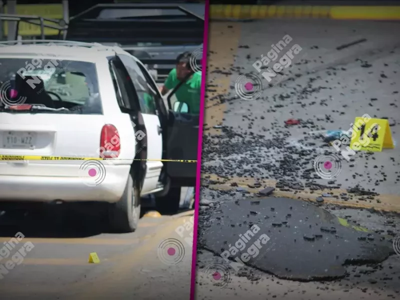 Asalto a camioneta de valores en Puebla.