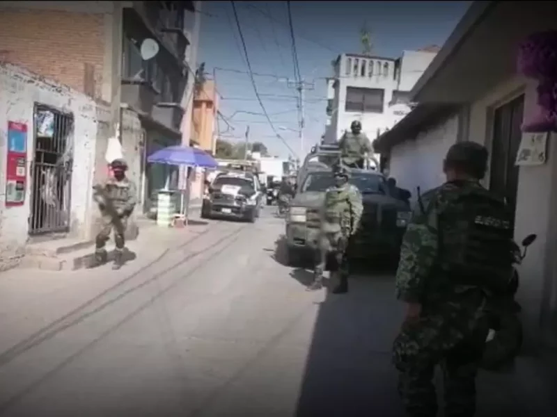 Realizan fuerte operativo en San Martín Texmelucan.