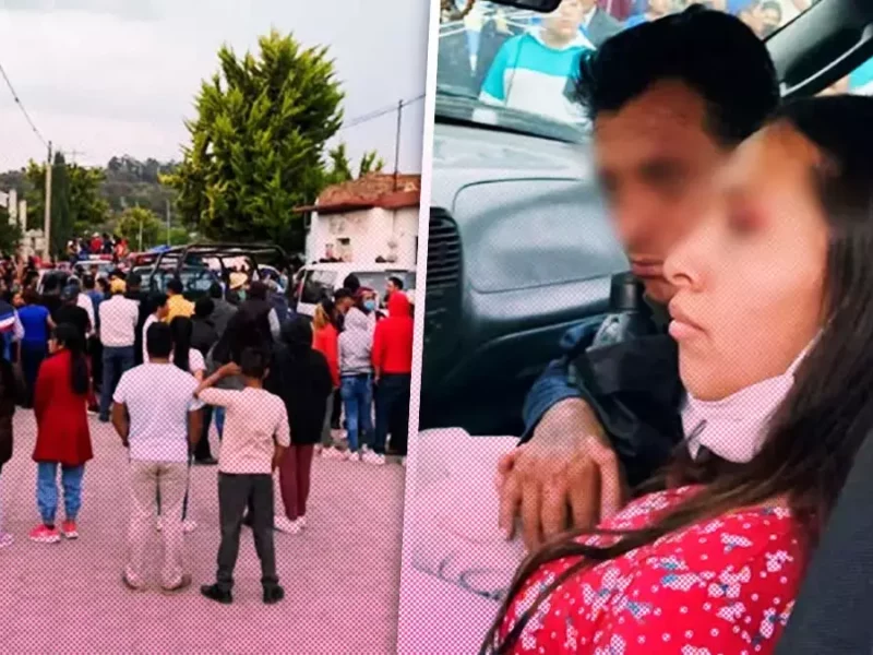 Repartidor de Mercado Libre y su hija casi son linchados en Acajete