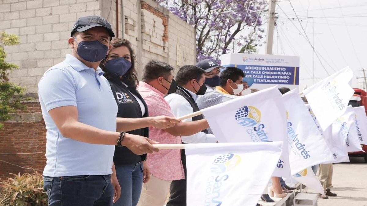 Adoquinamiento calle Chignahuapan