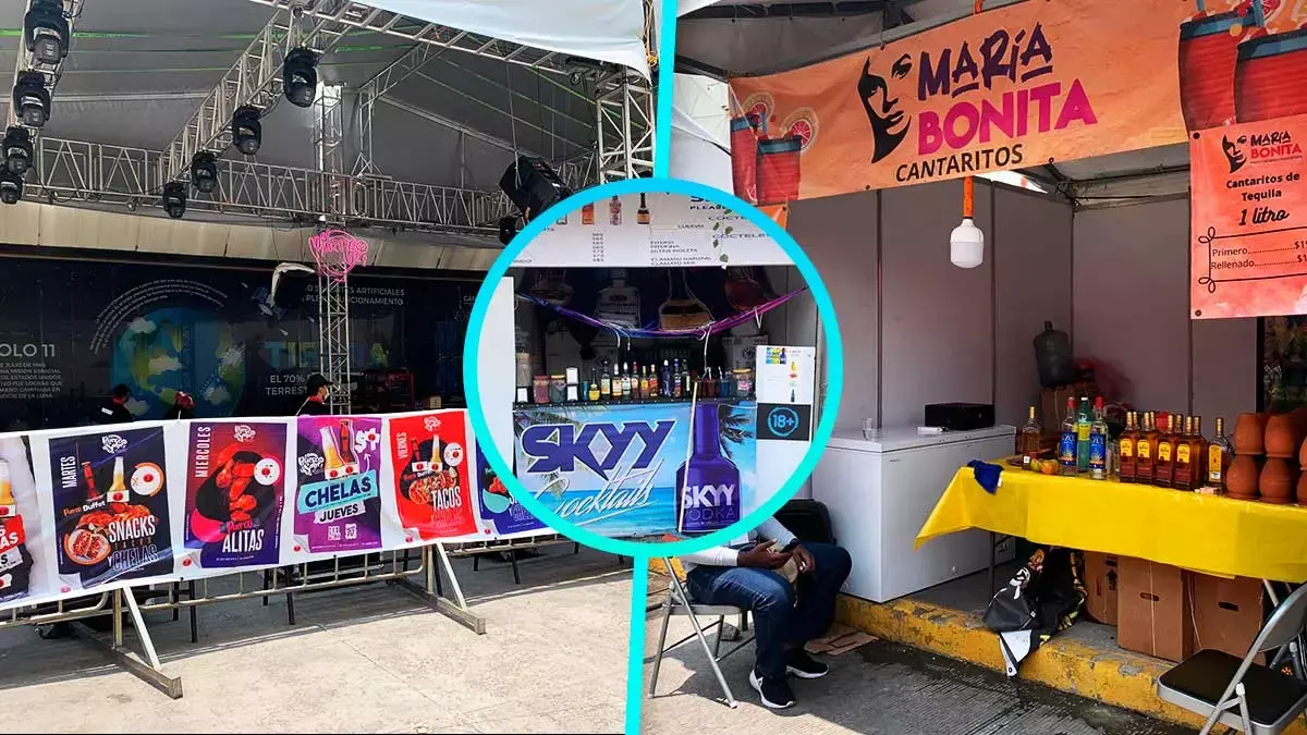 Sitios donde puedes comprar alcohol en la Feria de Puebla