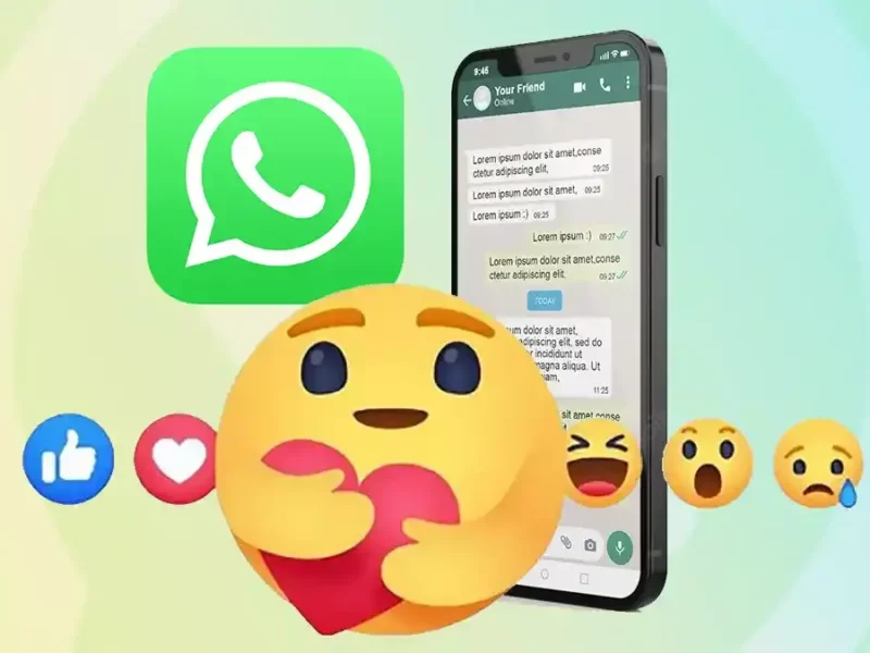 Reacciones en WhatsApp.